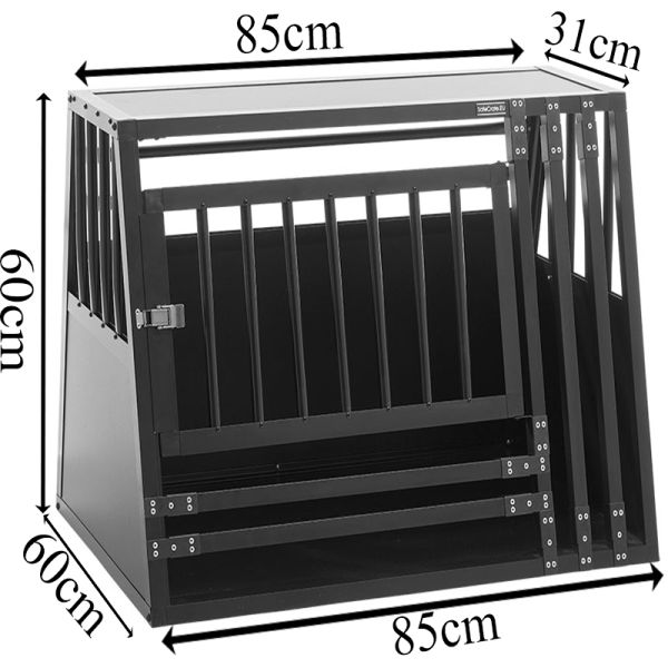  SafeCrate Basic - XL Wide Low Med Trin - Hundebur