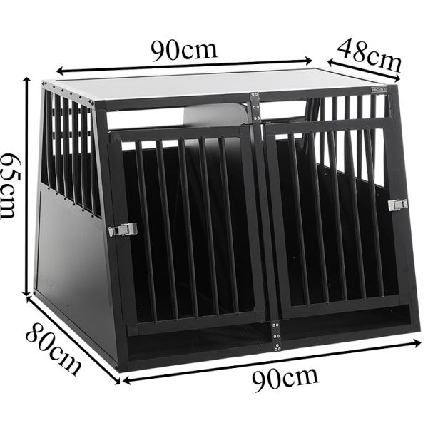 SafeCrate Basic - Double Large - Hundebur